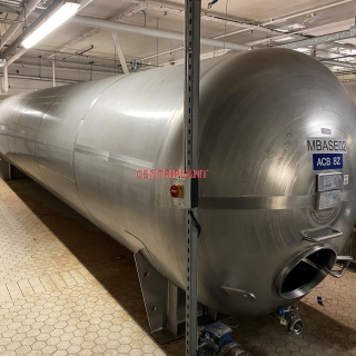 96547 - 25,000 LITRE HORIZONTAL STAINLESS STEEL 316 STORAGE TANK