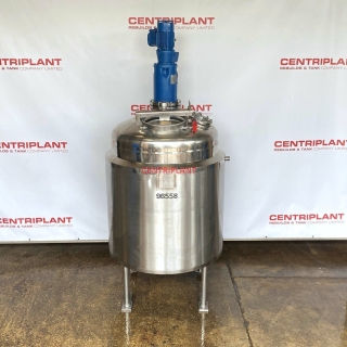 96558 - 1,000 LITRE STAINLESS STEEL STEAM JACKETED ATEX MIXING TANK 1.5KW