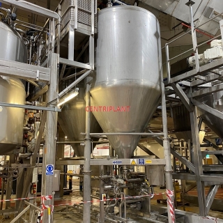 96572 - 10,000 LITRE STAINLESS STEEL MIXING TANK, GATE TYPE MIXING BLADE