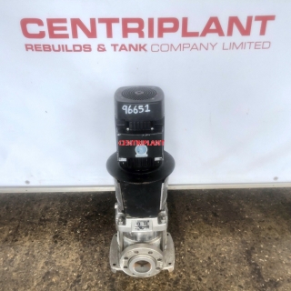 96651 - GRUNDFOS MULTISTAGE PUMP. 1.5 KW 30M3/H INLET/OUTLET 3in  I/D 7.5in  FLANGE