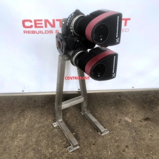 96652 - 2 GRUNDFOS PARALLEL CONNECTED PUMPS. TYPE: MAGNA1D 50-120 F280. CONNECTIONS 2.5in  I/D, 6in  FLANGE