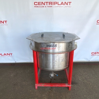 96656 - 500 LITRE STAINLESS STEEL OPEN TOP TANK