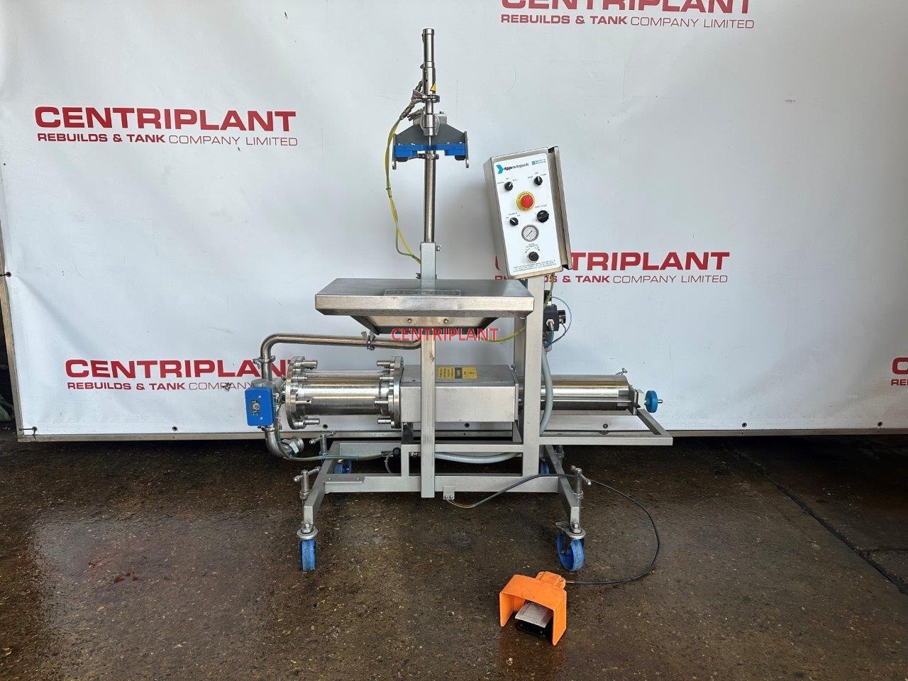 96669 - RIGGS SINGLE HEAD SEMI AUTOMATIC 5 LITRE FILLING MACHINE