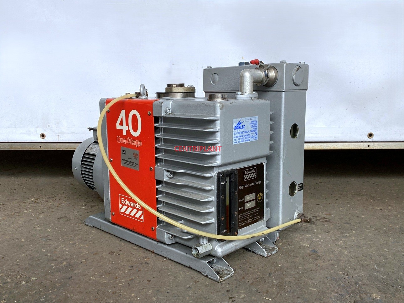 96678 - EDWARDS HIGH VACUUM PUMP ONE STAGE 40 MODEL: E1M40. 1.1KW