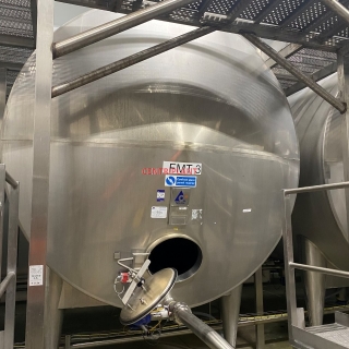 96690 - 26,500 LITRE HORIZONTAL STAINLESS STEEL TANK INSULATED AND CLAD WITH STAINLESS STEEL