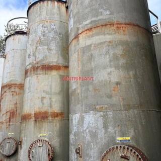 96707 - 34,000 LITRE VERTICAL MILD STEEL TANKS