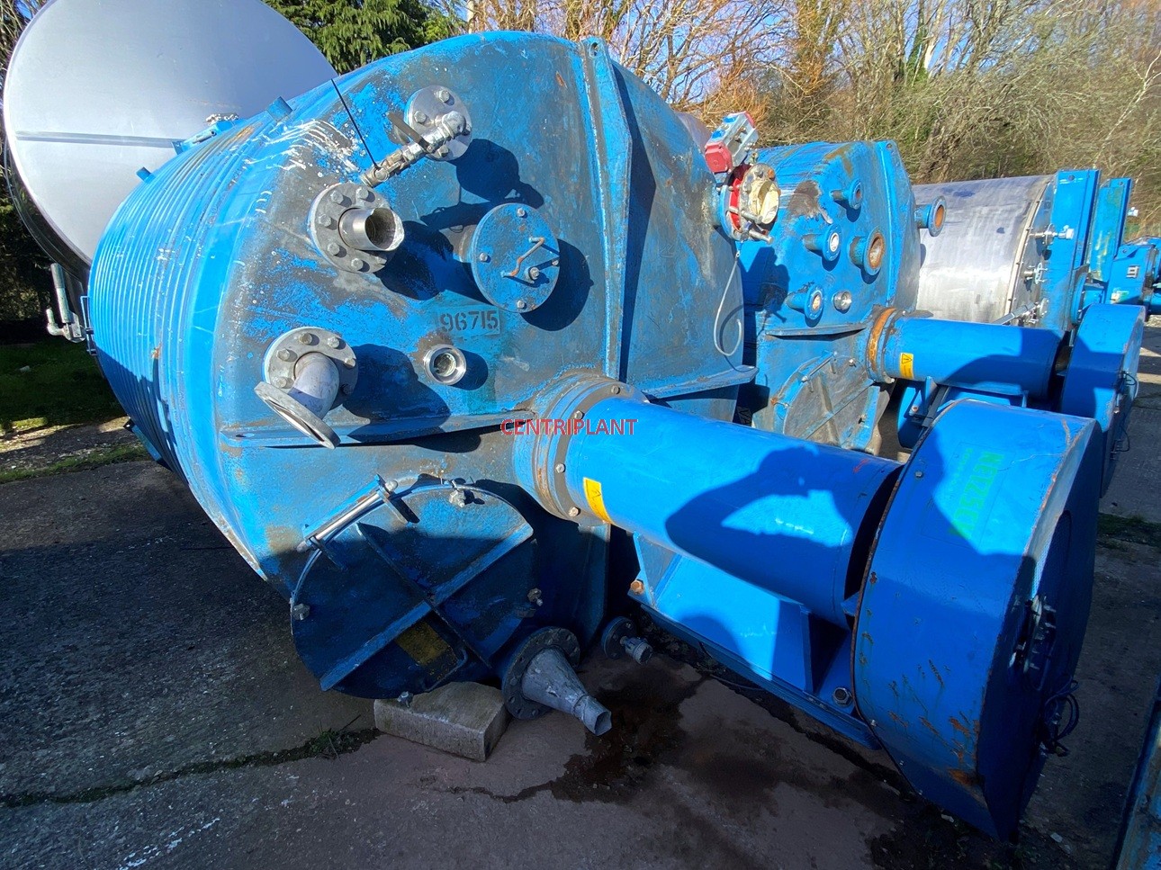 96715 - 11,000 LITRE NETZSCH MILDS STEEL JACKETED MIXING TANKS