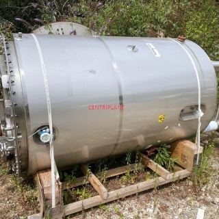 96722 - 4500 LITRE GRADE 316 STAINLESS STEEL JACKETED MIXING TANKS