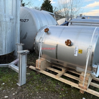 96723 - 2,900 LITRE GRADE 316 STAINLESS STEEL JACKETED MIXING TANK