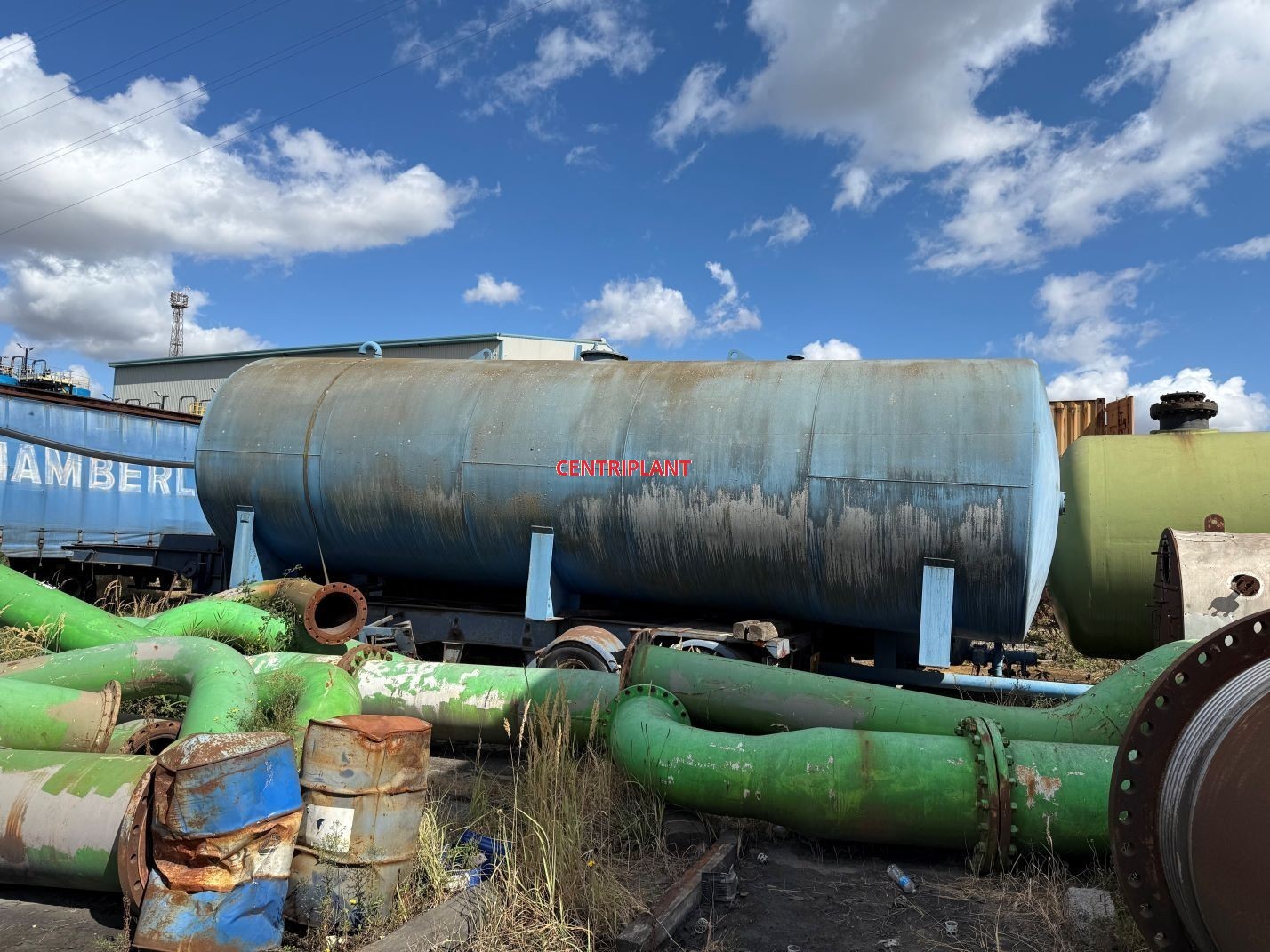 96740 - 54,000 LITRE HORIZONTAL MILD STEEL TANK